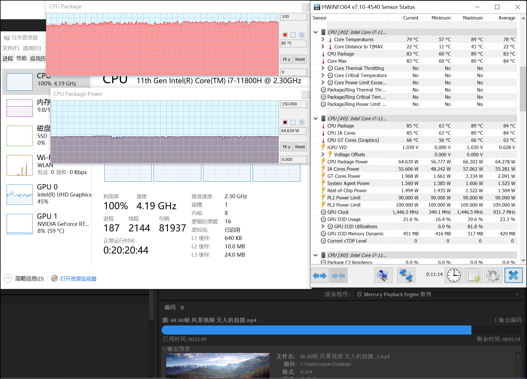 视频转码处理器情况