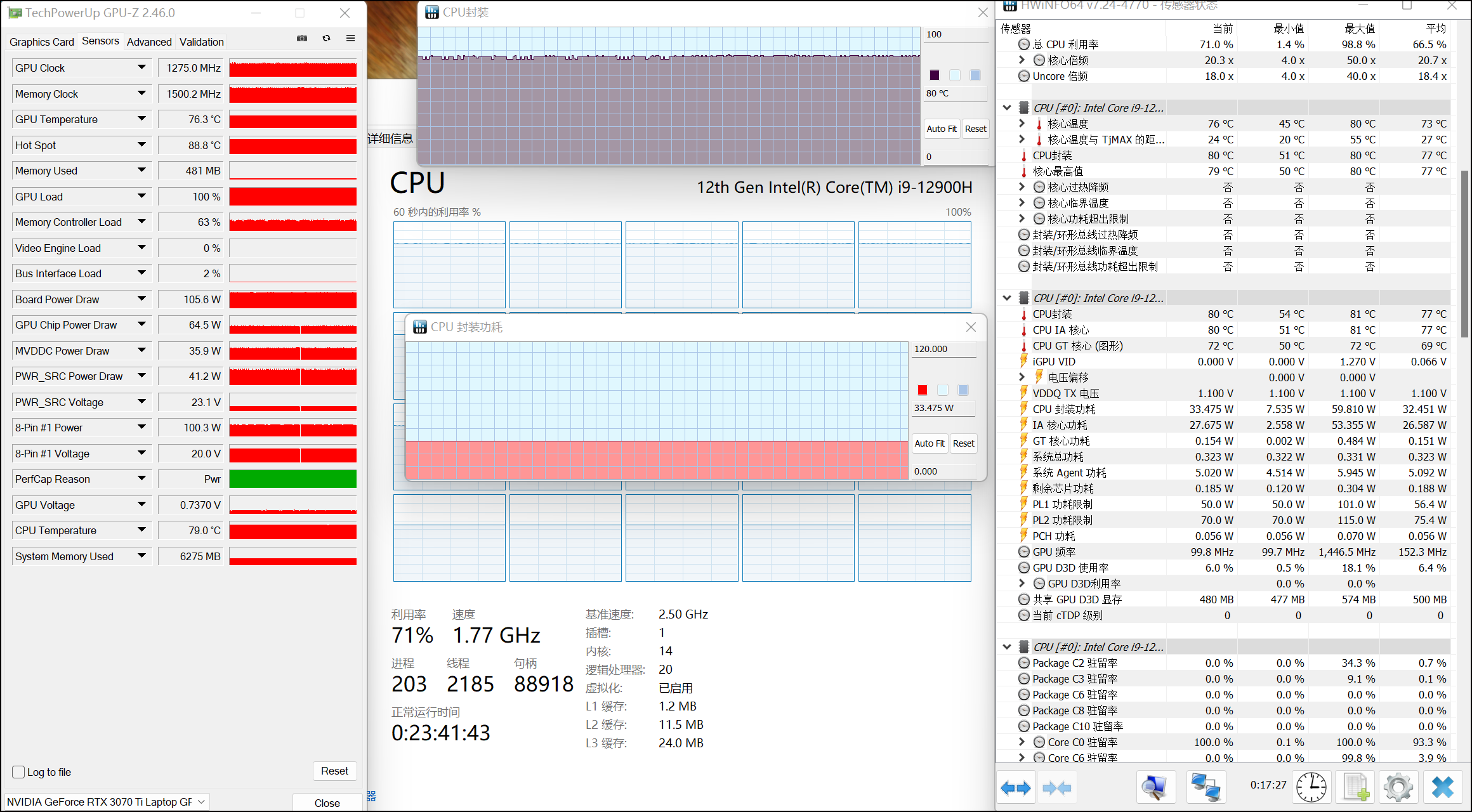 正常风扇模式双考