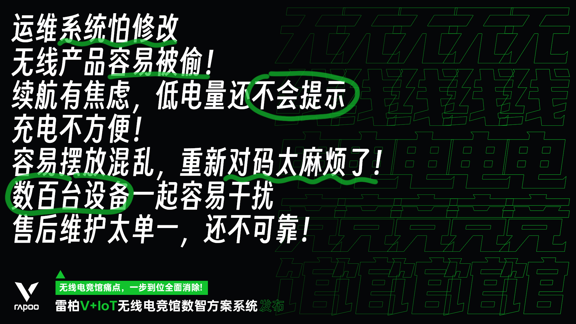 V+IoT电竞馆保障计划痛点发布